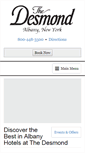 Mobile Screenshot of desmondhotelsalbany.com