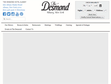 Tablet Screenshot of desmondhotelsalbany.com